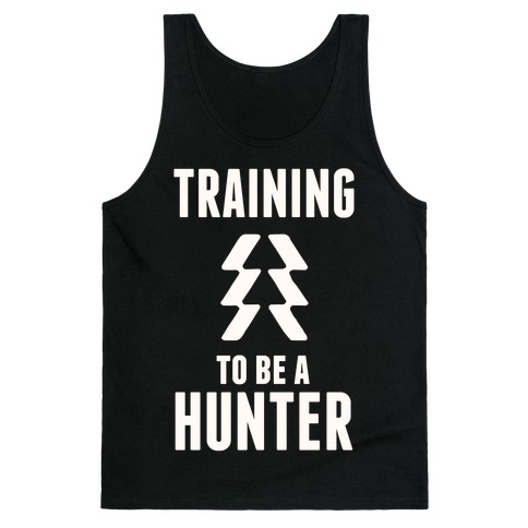 hunter in training shirt