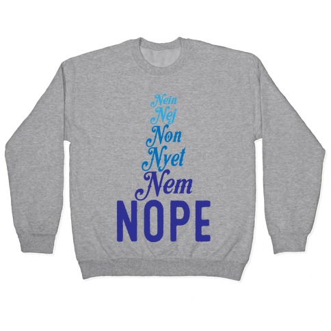 Nope Across the Globe Pullover