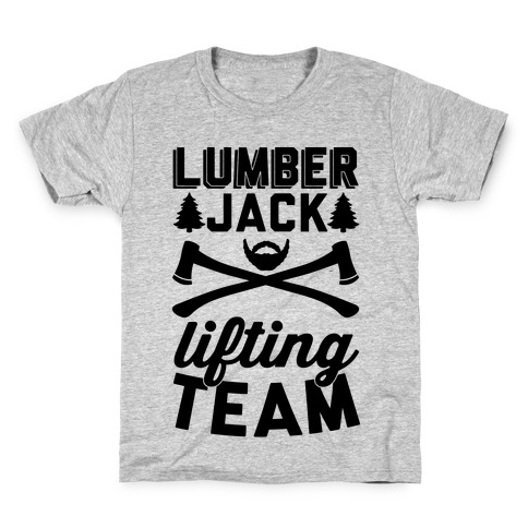 Lumberjack Lifting Team Kids T-Shirt