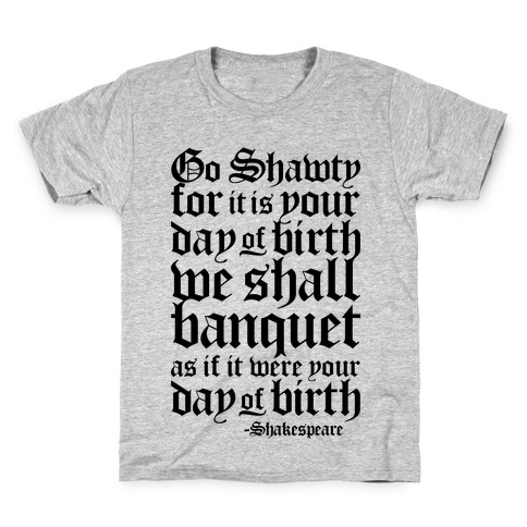 Shakespeare Party Kids T-Shirt