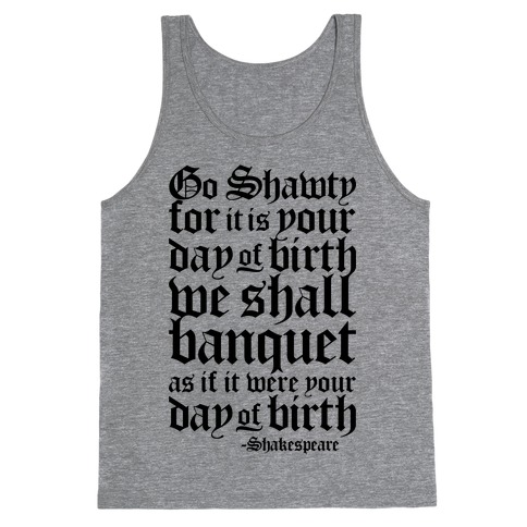 Shakespeare Party Tank Top