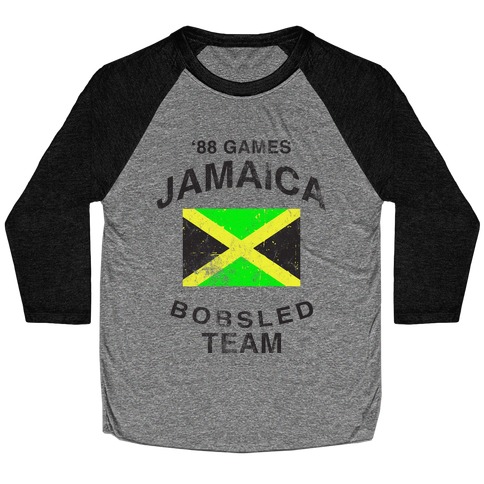 Jamaica Bobsled Team (Vintage Tank) Baseball Tee