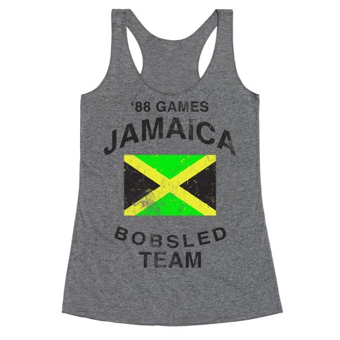 Jamaica Bobsled Team (Vintage Tank) Racerback Tank Top