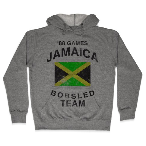 Jamaica Bobsled Team (Vintage Tank) Hooded Sweatshirt