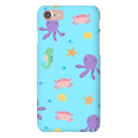 Sea Creature Pattern - Phone Case - HUMAN