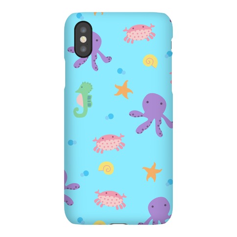 Sea Creature Pattern Phone Case | LookHUMAN