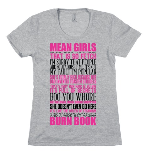Mean Girls Quotes Womens T-Shirt
