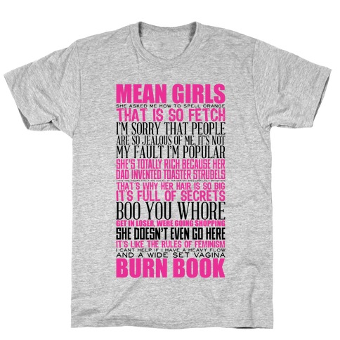 Mean Girls Quotes T-Shirt