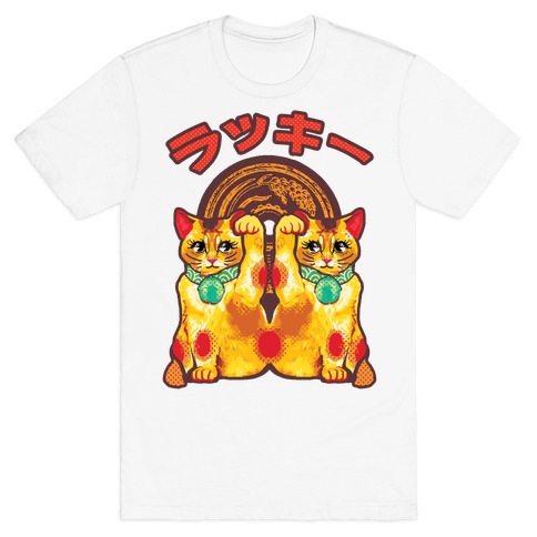 Lucky Cat Pop Art T-Shirt
