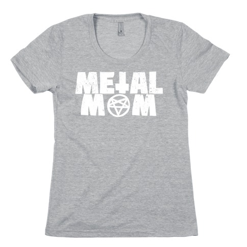 Metal Mom Womens T-Shirt