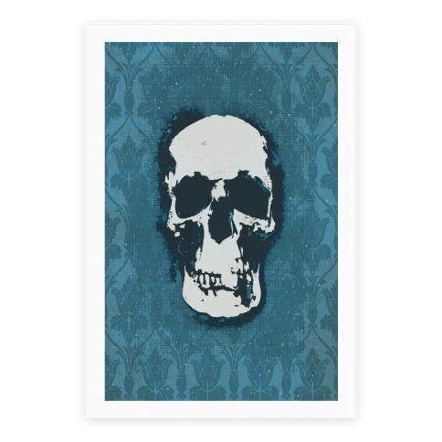 Sherlock Pop Skull Poster