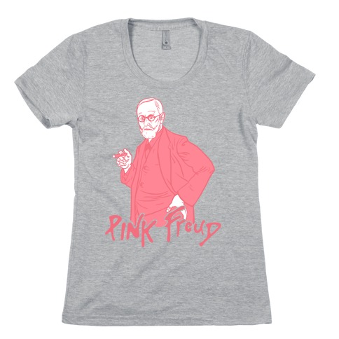 Pink Freud Womens T-Shirt