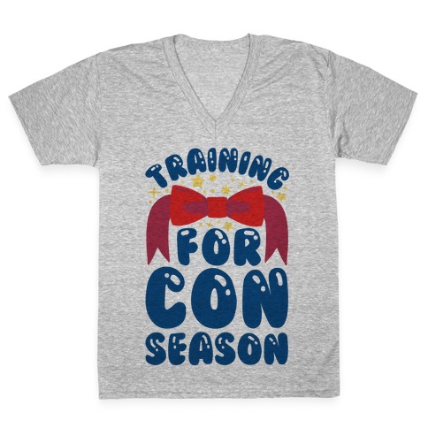 Training For Con Season V-Neck Tee Shirt