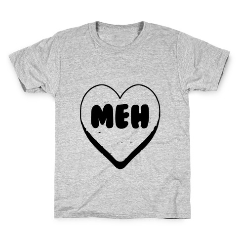 Valentine's Day Heart Meh Kids T-Shirt