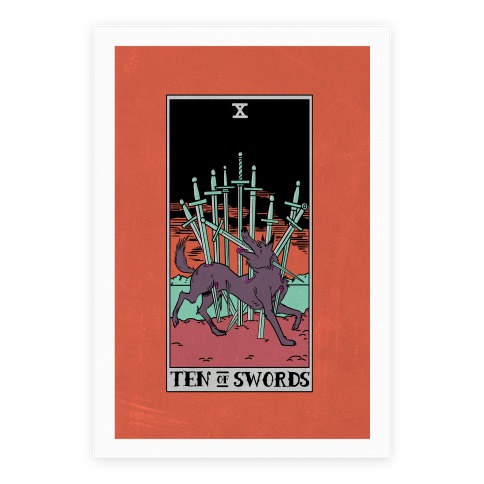 The Ten Of Swords Poster