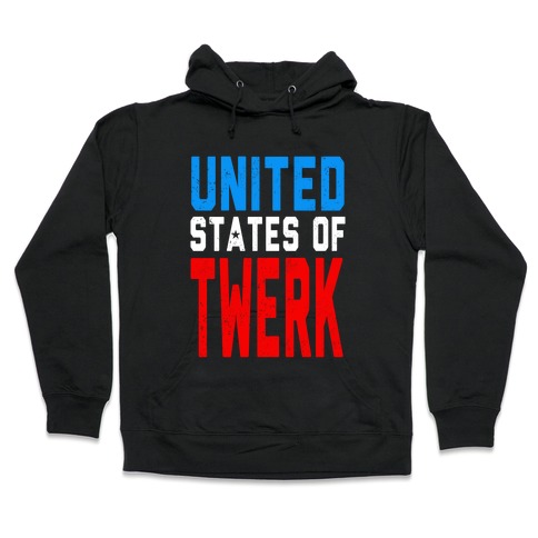 United States of TWERK (Juniors) Hooded Sweatshirt