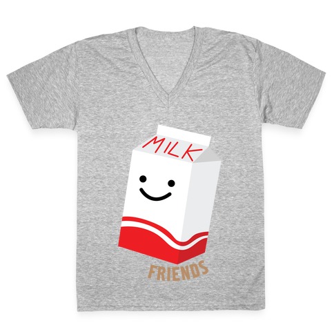 Best Milk V-Neck Tee Shirt