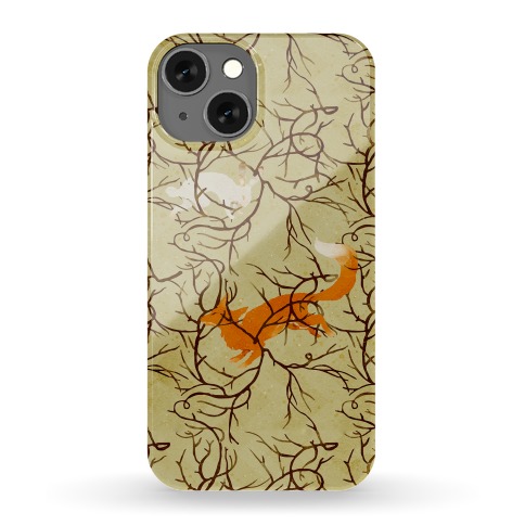 Rabbit And The Fox Chase Phone Case