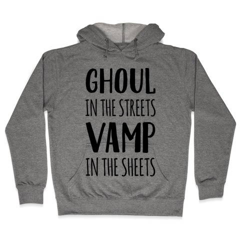 Ghoul In The Sheets Vamp In The Sheets Hooded Sweatshirt