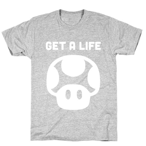 Green Mushroom (Get A Life) T-Shirt