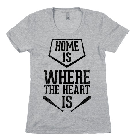 Home Is Where The Heart Is (Vintage) Womens T-Shirt