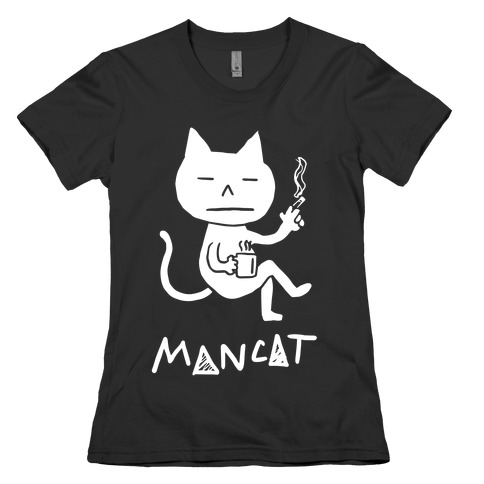 MAN CAT Womens T-Shirt