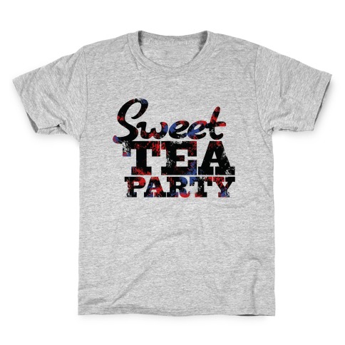 Sweet Tea Party (Colors) Kids T-Shirt