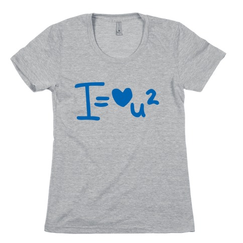 I Love You2 (Algebra Love) Womens T-Shirt