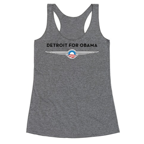 Detroit for Obama Racerback Tank Top