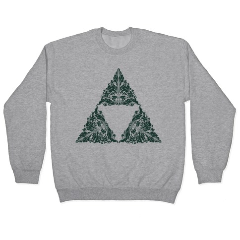 Floral Triforce Pullover