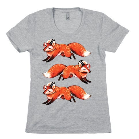 Running Foxes Womens T-Shirt