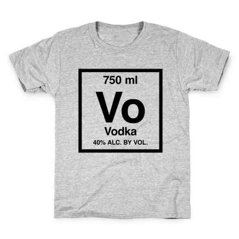 Vodka Element (Periodic Alcohol) Kids T-Shirt