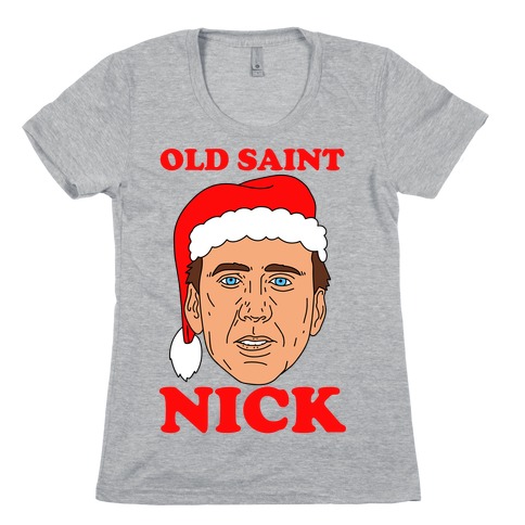 Old Saint Nick Womens T-Shirt