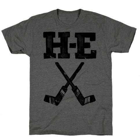 H E Double Hockey Sticks (Hell) T-Shirt