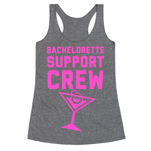 Bachelorette Support Crew Racerback Tank Top