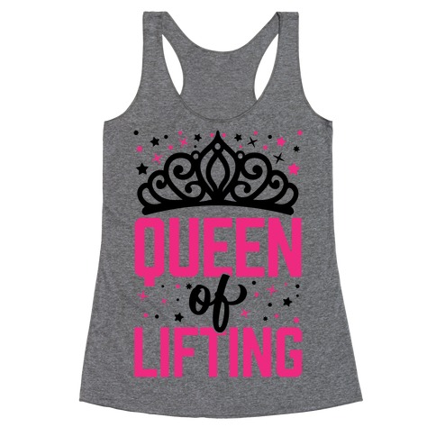 Queen Of Lifting Racerback Tank Tops | LookHUMAN