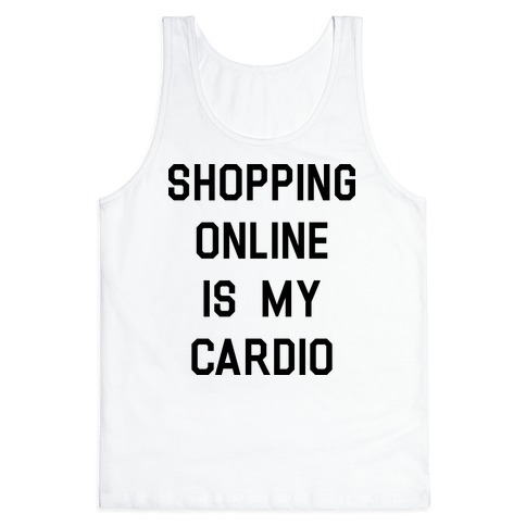 Nebu plotseling Cusco Shopping Online is My Cardio Tank Tops | LookHUMAN
