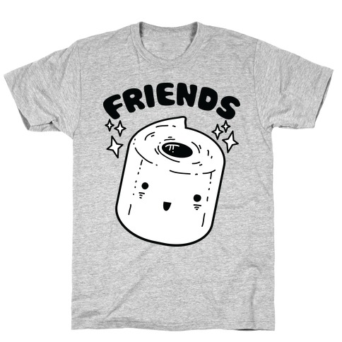 Best Friends TP & Poo (Toilet Paper Half) T-Shirt