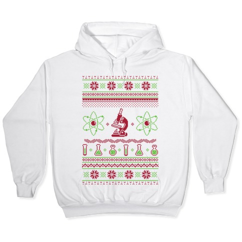 ugly christmas hooded sweatshirt