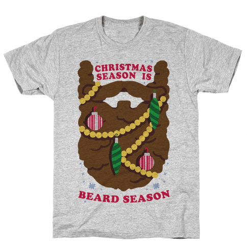 santa beard shirt