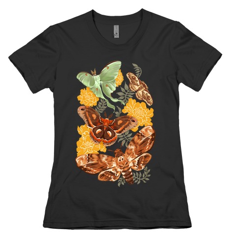 Moths & Marigolds Womens T-Shirt