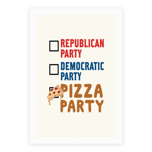 Pizza Party Poster