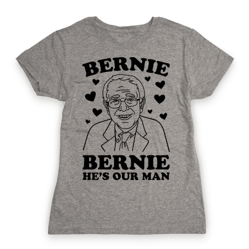 bernie t shirt mittens