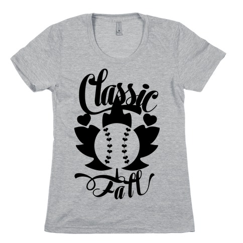 Classic Fall (Baseball World Series) Womens T-Shirt