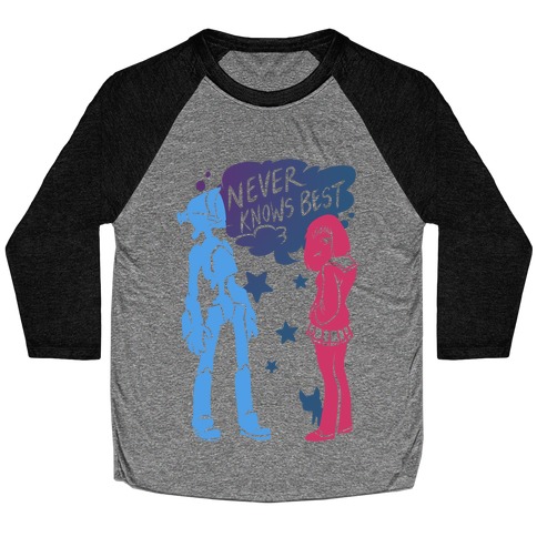 Never Knows Best Baseball Tee
