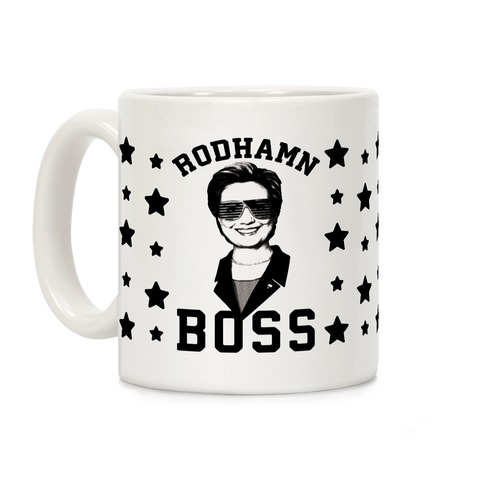 Rodhamn Boss With Shutter Shades Coffee Mugs | LookHUMAN