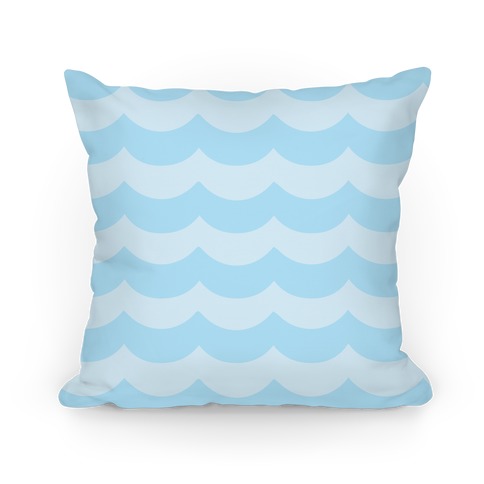 Waves Pattern Pillow