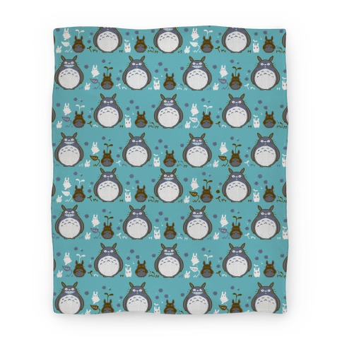 Totoro Pattern Blanket Blanket