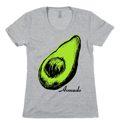 Pop Art Avocado Womens T-Shirt
