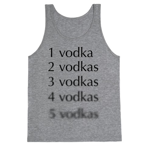 5 Vodkas Tank Top